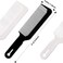 Boao 3 Pieces Barber Combs Flat Top Clipper Combs Hair Cutting for Flat Top and Clipper CutsBlack White Red