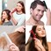 Boao 3 Pieces Barber Combs Flat Top Clipper Combs Hair Cutting for Flat Top and Clipper CutsBlack White Red