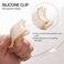 Miuffue Eyelash Applicator Tool 35mm Width Lash Applicator Clip 1PCS Eyelash Tweezers for False LashesWhite