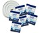 Lewis N. SinkSuds Laundry Detergent Travel Size Liquid Soap TSA Compliant Safe for All Fabrics 6 Packets 1 Sink Stopper