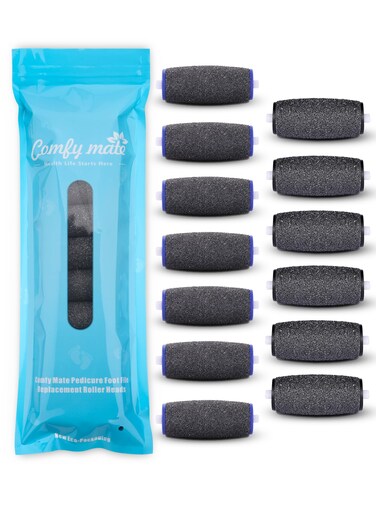 Comfy Mate 13 Pack Replacement Rollers for Amope Pedi Perfect Refills Electronic Foot File6 Extra Coarse 7 Regular Coarse