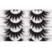 FANXITON False Eyelashes Mink Lashes 20 MM Long False Lashes 9D Cateye Volume Faux Mink Lashes Pack 8 Pairs by