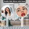 Queekay DoubleSided Handheld Mirror with Stand 1X10X Magnifying Mirror Clear Adjustable Round Shape 258 x 15 cm
