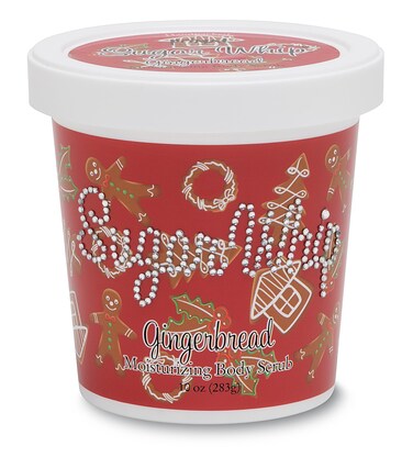 Primal Elements Sugar Scrub Exfoliating Sugar Whip Face and Body Cleanser Moisturizer Gingerbread 10 oz Package