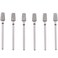 MZCMSL 6pcs Tapered Barrel Cuticle Drill Bits Pro Diamond Nail Bits for Salon Manicure 332 Shank efile BitMedium