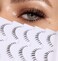 zanlufly False Eyelashes Bottom Lashes Wispy Natural Mink Lashes Clear Band DIY Lashes Reusable Soft Handmade Lashes Pack