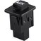 EVRBUL Car Auxiliary Plug Port Socket AUX Input Jack Assembly Compatible with Honda Civic 2012 Replace 39112TR0A01