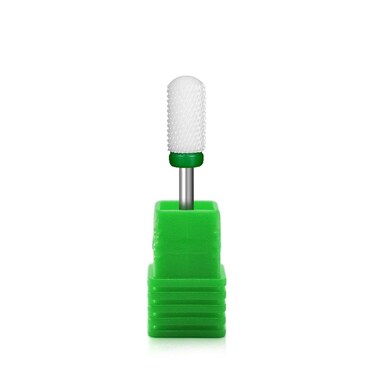 Rolabling Round Head Ceramic Nail Drill Bit For Electric Nail Drill Manicure Machine Accessories Tool Green Coarse