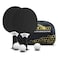 Senston Table Tennis Rackets Set Professional Table Tennis Racket with 3 Balls Composite Rubber Ping Pong Paddle Set
