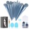Koccido Makeup Brushes 22 Pcs Makeup KitFoundation Brush Eyeshadow Brush Make up Brushes Set Blue 22 Piece Set Large