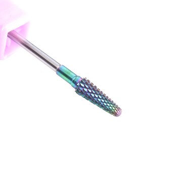 MZCMSL Rainbow Carbide Nail Drill Bit 332 Shank Rotary Nail File For Electric Nail Drill Machine Nail ToolMedium Grit