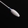 MZCMSL Medium Grit Ceramic Drill BitWhite Ceramic Cone File Bit 332 Flame Style Gel Nail Polish Removing Nail Art Tool
