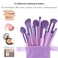 Koccido Makeup Brushes 22 Pcs Makeup KitFoundation Brush Eyeshadow Brush Make up Brushes Set Purple 22 Piece Set Large