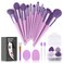 Koccido Makeup Brushes 22 Pcs Makeup KitFoundation Brush Eyeshadow Brush Make up Brushes Set Purple 22 Piece Set Large