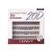 iENVY 20D Extension Cluster Individual Lashes Long 2 Pack Flat Root Seamless Application Perfect for DIY Lash Extension