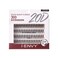 iENVY 20D Extension Cluster Individual Lashes Long 2 Pack Flat Root Seamless Application Perfect for DIY Lash Extension