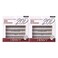 iENVY 20D Extension Cluster Individual Lashes Long 2 Pack Flat Root Seamless Application Perfect for DIY Lash Extension