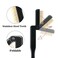 G2PLUS 2PCS Folding Eyelash Comb Eyelash Separator Tool Black Eyebrow Comb Metal Teeth Eyelash Brush Tool for Lash Brow