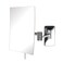 JERDON Wall Mount Makeup Mirror with 5X Magnification 875 x 65 Rectangular Mirror Extends 14 Chrome Finish Model JRT695C