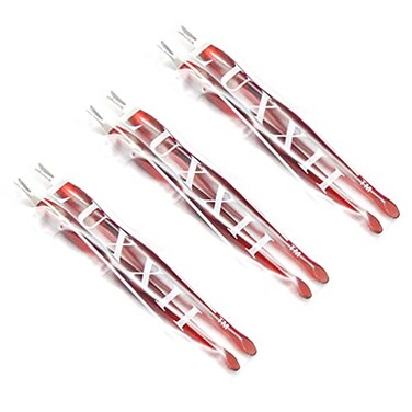 LUXXII (6 PackPractical Nail Art Tools Pedicure Cuticle Trimmer Remover Pusher Dead Skin Callus Removal Fork Brown (B
