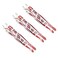 LUXXII (6 PackPractical Nail Art Tools Pedicure Cuticle Trimmer Remover Pusher Dead Skin Callus Removal Fork Brown (B
