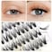 Bodermincer 20 Root Thickness 007mm C Curl 3D Individual Eyelashes Extension Soft Black Fake False Eye Lashes Tools 11mm