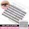 Bodermincer 20 Root Thickness 007mm C Curl 3D Individual Eyelashes Extension Soft Black Fake False Eye Lashes Tools 14mm