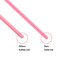 G2PLUS 200PCS Lip Gloss Applicators Disposable Lip Brushes Lipstick Gloss Wands Applicator Perfect Makeup Tool Kits Pink