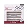 iENVY 20D Extension Cluster Individual Lashes Medium 2 Pack Flat Root Seamless Application Perfect for DIY Lash Extension