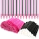 Teenitor 200 Pcs Mascara Wands Lip Applicators Disposable Lip gloss Lipstick Tester Disposable Makeup Applicators Hot Red