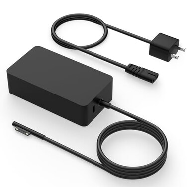 Ruilezyo Replacement for Surface Pro Charger 65w Compatible with Microsoft Surface Pro Go Book Windows Surface Laptop Power Adapter