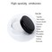 ZEJIA 5 Gram Sample Containers with Lids 200PCS Mini Makeup Containers Empty Plastic Travel Cosmetic Containers with Labels