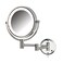 JERDON WallMounted Vanity Mirror with Lights Lighted Makeup Mirror with 8X Magnification Chrome Finish Plug in Model HL88CL