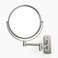 Jerdon WallMounted Magnifying Mirror Bathroom Makeup Mirror with 8X Magnification 8Inch Diameter Nickel Finish Model JP7808N