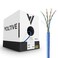 Voltive Cat5e Ethernet Cable Riser CMR Blue 1000ft 24AWG 4 Pair Solid Bare Copper UTP 350MHz UL Certified ETL Verified V12267