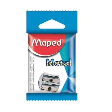 Maped Classic 2Hole Metal Pencil Sharpener Precision Durability Efficient Sharpening Built to Last Value for Artists Students
