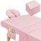 Mixweer 9 Pcs 3 Set Microfiber Massage Table Sheets Set Bulk Includes Flat Sheet Fitted Sheet with Pocket Face Rest CoverPink