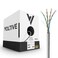 Voltive Cat5e Ethernet Cable Riser CMR Gray 1000ft 24AWG 4 Pair Solid Bare Copper UTP 350MHz UL Certified ETL Verified V122610