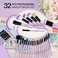 Vander Make up Brushes VANDER Professional 32pcs Makeup Brush Set Makeup Brushes Set Foundation Blending Cosmetic Brush Set KitPurple