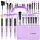 Vander Make up Brushes VANDER Professional 32pcs Makeup Brush Set Makeup Brushes Set Foundation Blending Cosmetic Brush Set KitPurple
