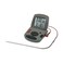 Taylor Programmable with Timer Instant Read Wired Probe Digital Meat Food Grill BBQ Cooking Kitchen Thermometer with Timer Gray