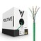 Voltive Cat5e Ethernet Cable Riser CMR Green 1000ft 24AWG 4 Pair Solid Bare Copper UTP 350MHz UL Certified ETL Verified V122611