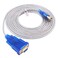 DTECH USB to Serial Adapter 10 ft USB to RS232 DB9 Female Cable COM Port with FTDI Chipset Supports Windows 11 10 8 7 Mac Linux