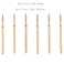 MZCMSL Flame Shape Diamond Cuticle Nail Drill Bit Set 6pcs Pro Manicure Drill Bits for Nail Prep 332 Shank efile Bit FineMedium