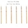 MZCMSL Flame Shape Diamond Cuticle Nail Drill Bit Set 6pcs Pro Manicure Drill Bits for Nail Prep 332 Shank efile Bit FineMedium