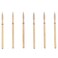 MZCMSL Flame Shape Diamond Cuticle Nail Drill Bit Set 6pcs Pro Manicure Drill Bits for Nail Prep 332 Shank efile Bit FineMedium