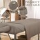 Mixweer 9 Pcs 3 Set Microfiber Massage Table Sheets Set Bulk Includes Flat Sheet Fitted Sheet with Pocket Face Rest CoverWalnut