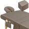 Mixweer 9 Pcs 3 Set Microfiber Massage Table Sheets Set Bulk Includes Flat Sheet Fitted Sheet with Pocket Face Rest CoverWalnut