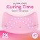 SUNUV SUN8 UV Light for Nails UV LED Nail Lamp with 3 Timer Settings Auto Sensor LCD Display Compatible with All Gel Polish Pink