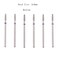 MZCMSL Tapered Barrel Cuticle Drill Bit Set with Case 6pcs Pro Diamond Nail Bits for Nail Prep332 Shank Electric Nail Tool Medium